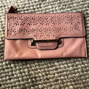 Coach leather clutch